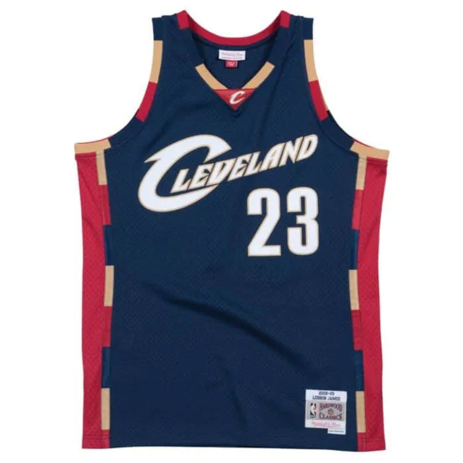 Regata Nba Cleveland Cavaliers 2008/09 Mitchell & Ness Hardwood Classics Swingman Lebron James