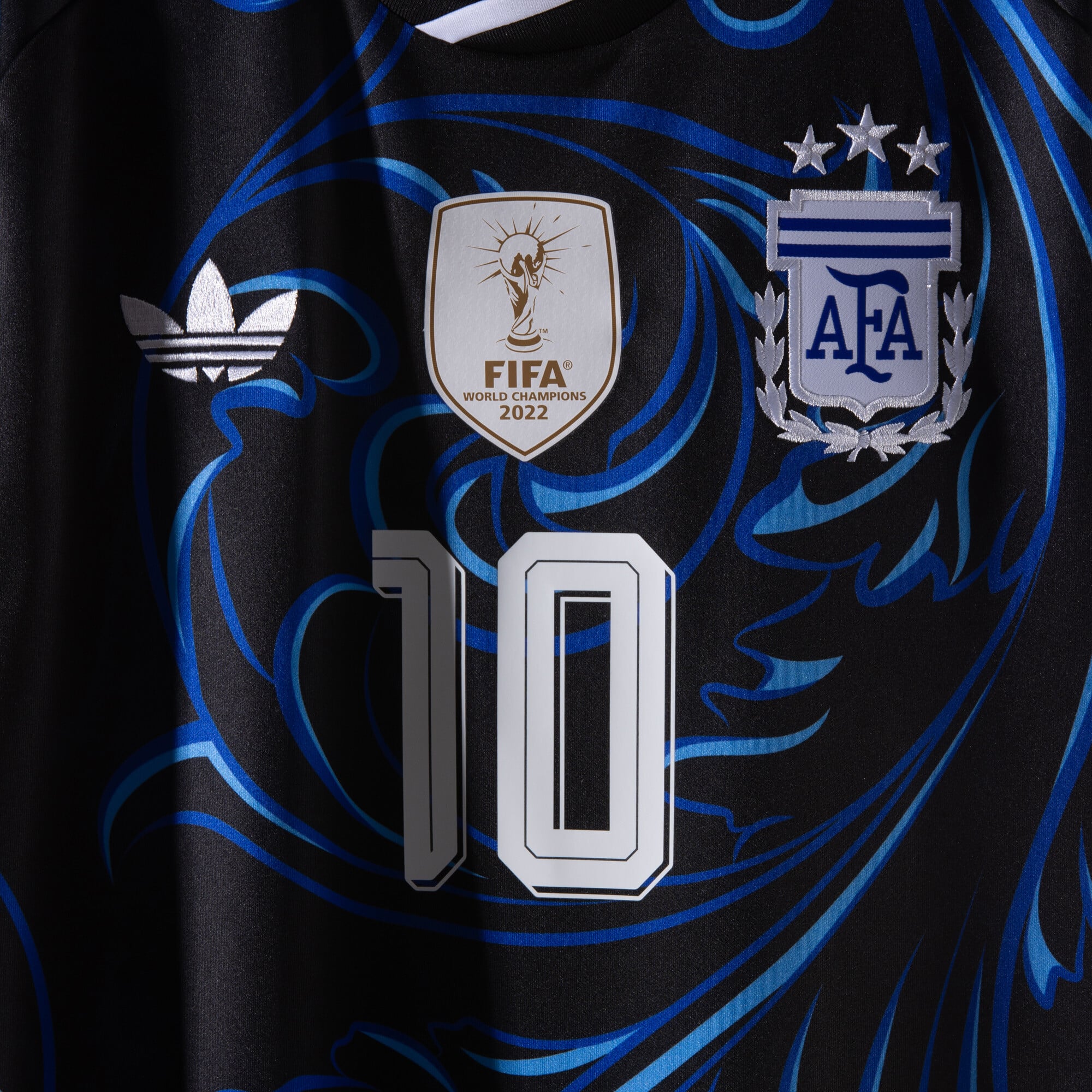 Argentina Away Fan Jersey Messi 10 Shirt 2026-2027 (Official Printing)