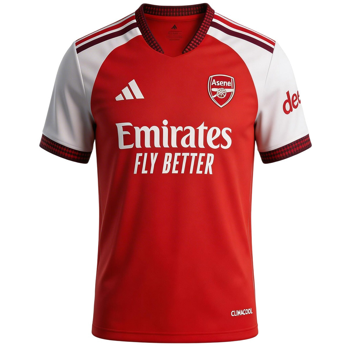 CHAMPIONS #26 Arsenal Home Soccer Jersey 2026/27 + Premier League Champion Badge(New) & No Room For Racism