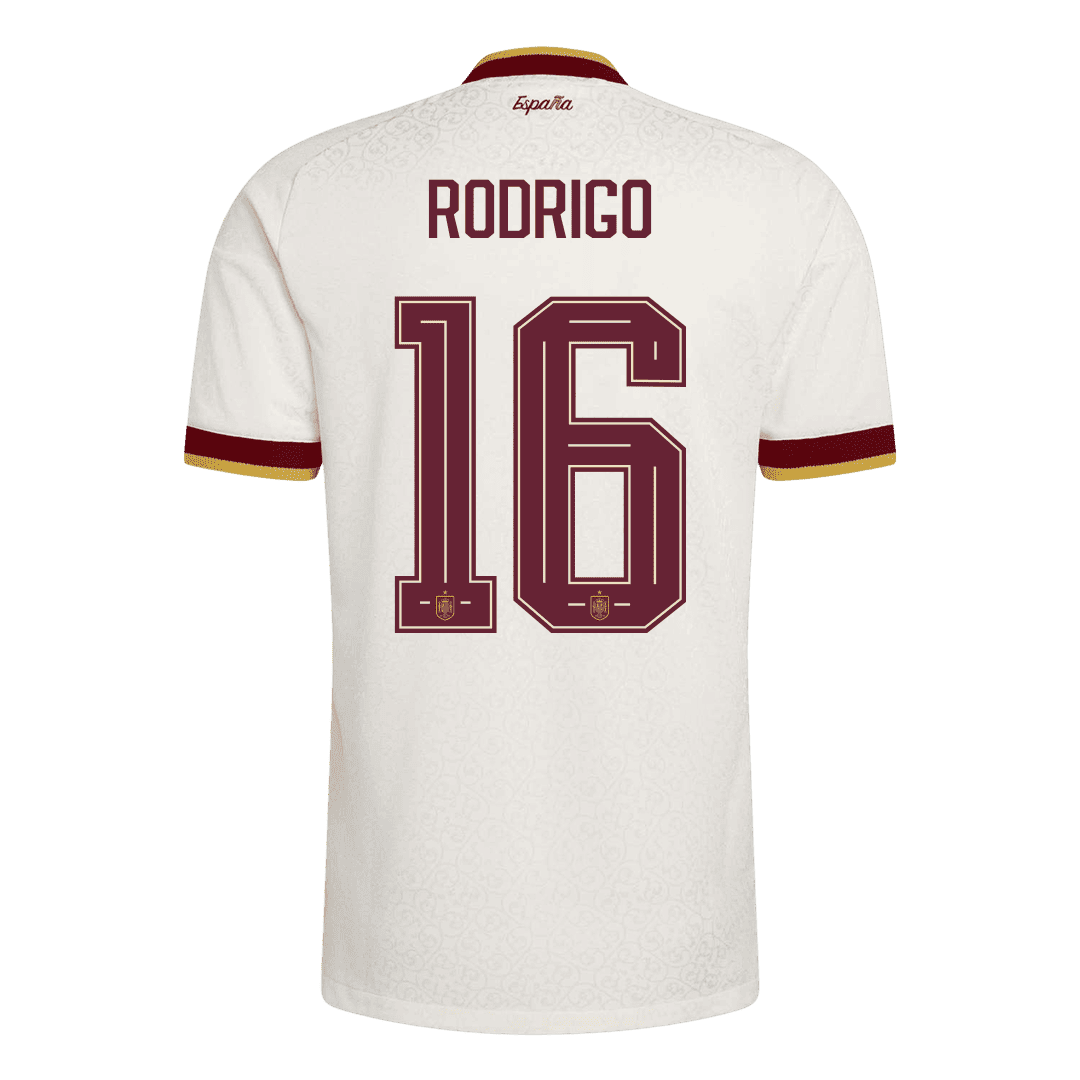 Spain RODRIGO 16 Away Fan Jersey World Cup 2026 - Champion