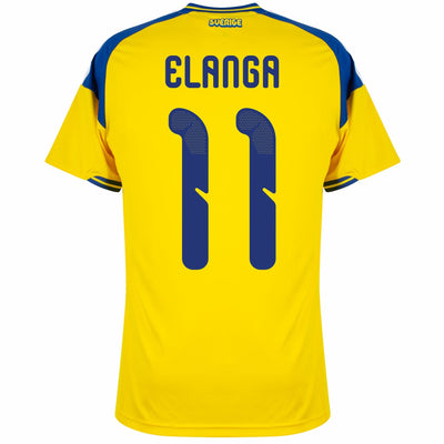Sweden Home Elanga 11 Fan Jersey Shirt 2026-2027 World Cup