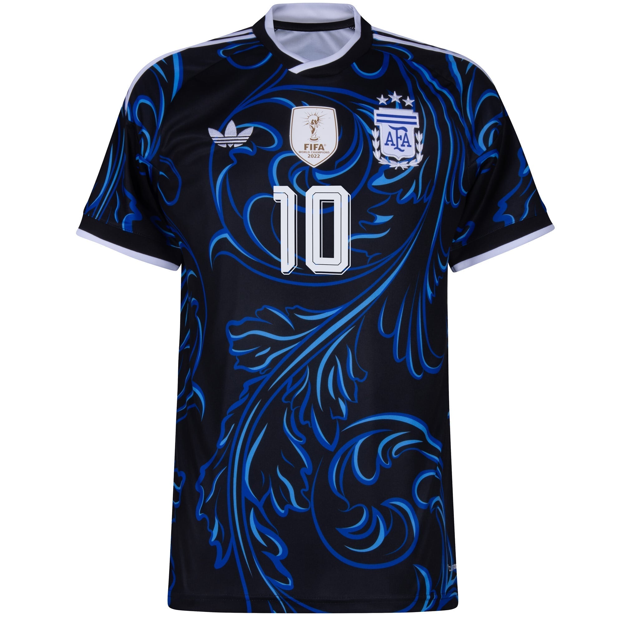 Argentina Away Fan Jersey Messi 10 Shirt 2026-2027 (Official Printing)