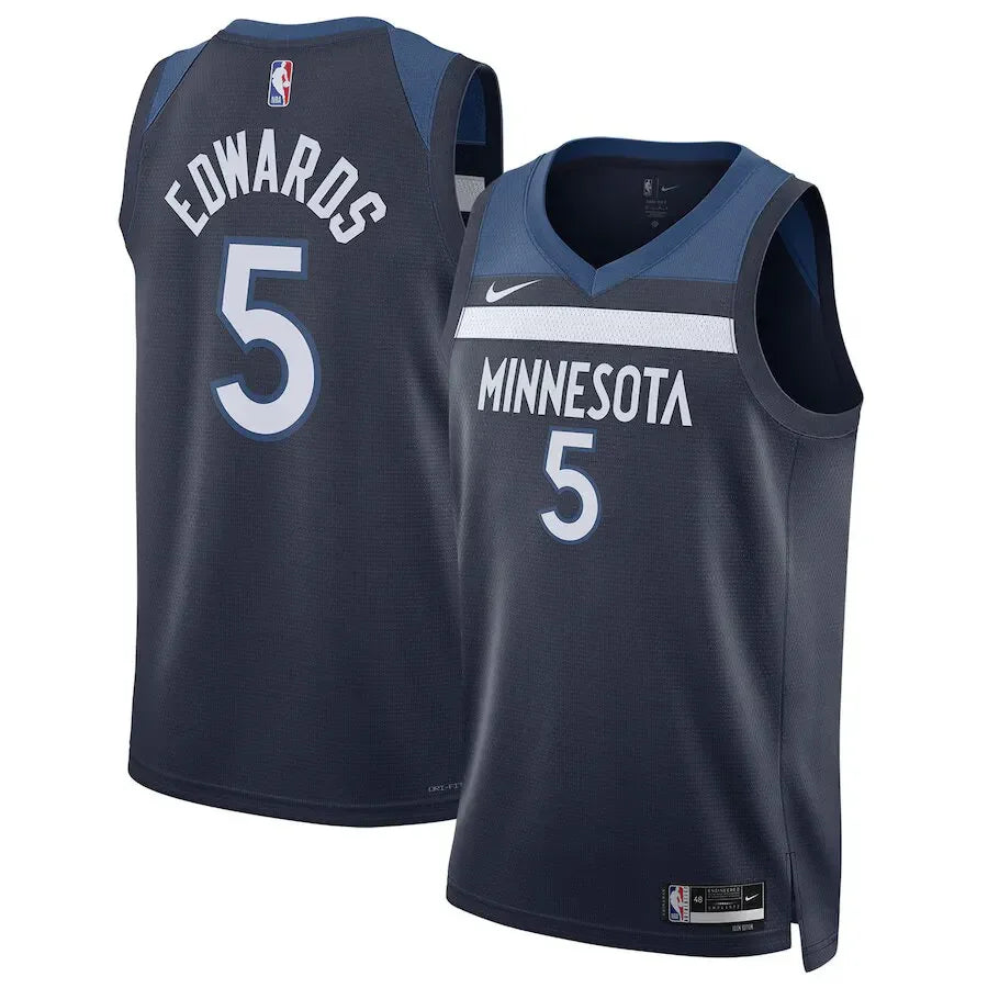 Anthony Edwards 5 Minnesota Timberwolves Icon Edition 24/25 Nba Jersey