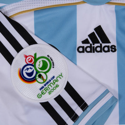 Argentina Home Messi 19 Shirt 2006 (Reissue) Incl. Fifa World Cup 2006 Patch