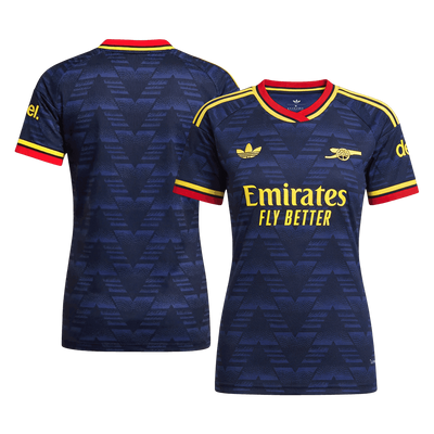 Arsenal Away Fan Women‘s Jersey Shirt 2026/27 + Premier League Champion Badge(New) & No Room For Racism