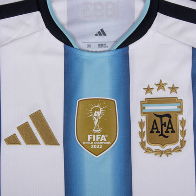 Argentina Home Messi 10 Fan Jersey Long Sleeve Shirt 2026 World Cup