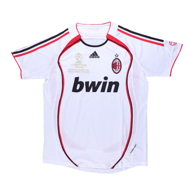 AC Milan Away Retro Soccer Jersey 2006/07 - UCL