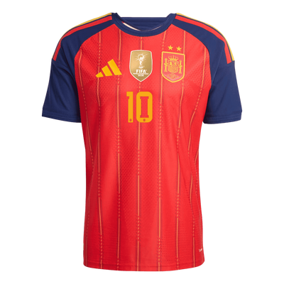 Spain OLMO 10 Home Authentic Player Jersey World Cup 2026 - Champion