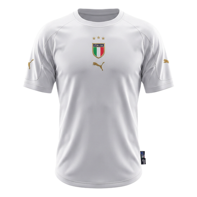 Retro Soccer Jersey Italy Away 2004