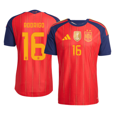 Spain RODRIGO 16 Home Fan Jersey World Cup 2026 - Champion
